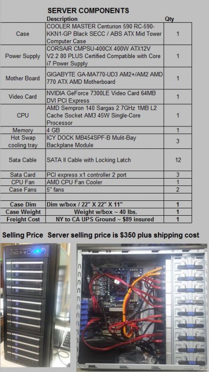 12bay unRaid Server 4 sale.JPG