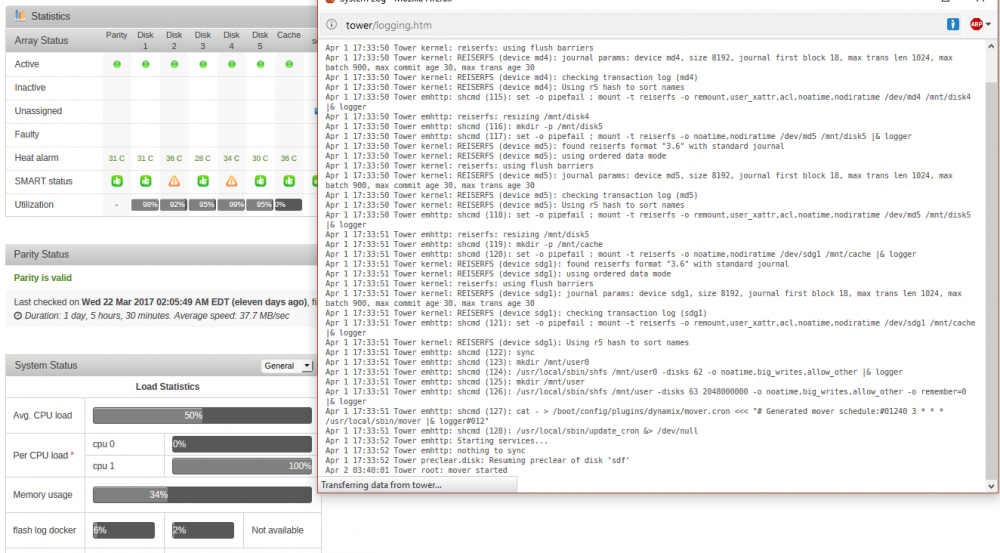 unraid_preclearissues.PNG