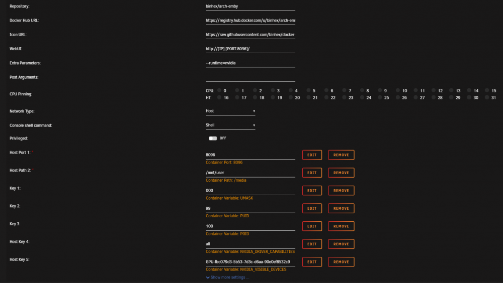 Capture - Emby Config.PNG