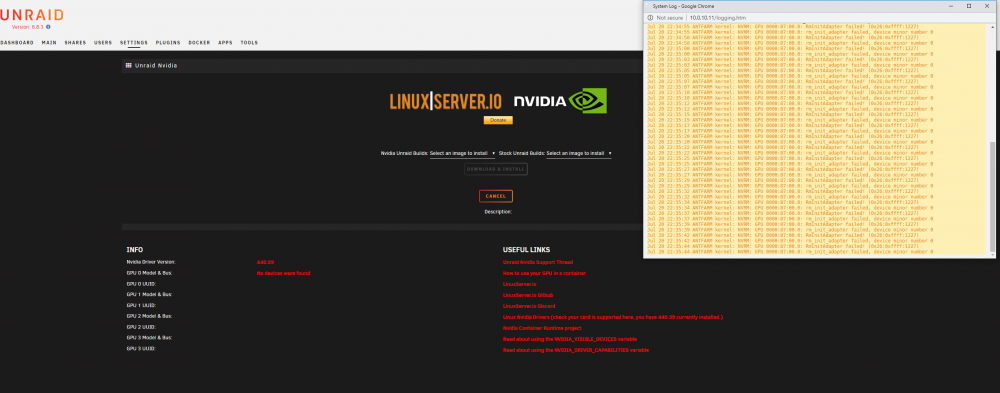 unRaid Nvidia plugin error.PNG
