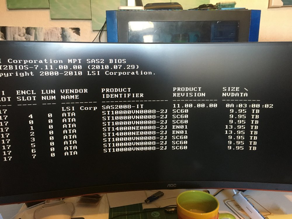 HBA Says found zero drives but displays this table?.JPG