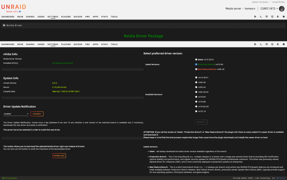 homesrv.local-homesrvnvidia-driver.thumb.png.0ad0e325e8f22c9f6caa7560021f2868.png