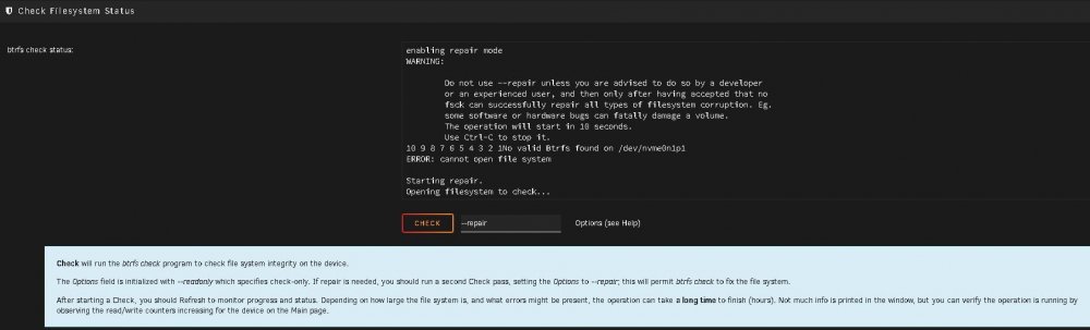 No Btrfs - repair does not work.jpg