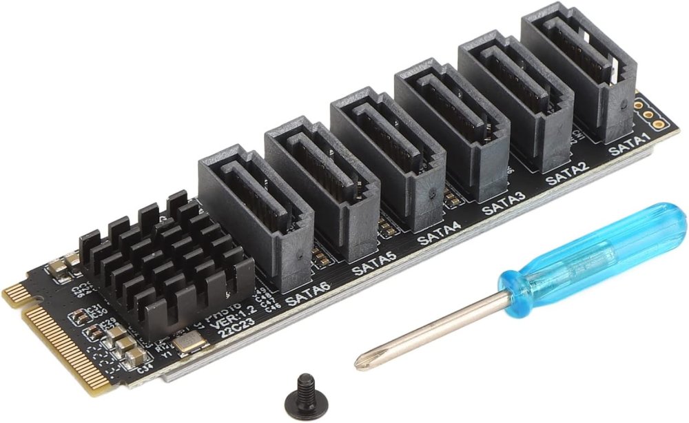 M.2 to SATA x6 (ASM1166)
