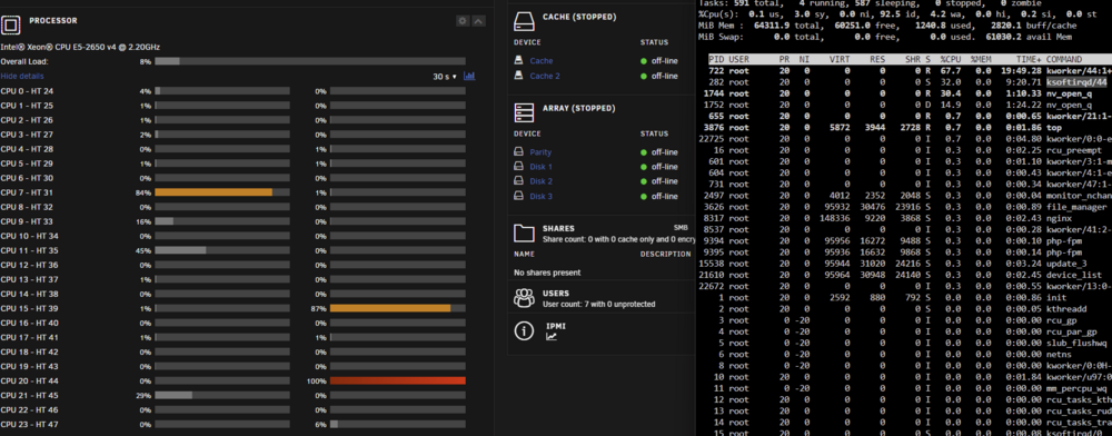 Unraid CPU  3 core 100%.png