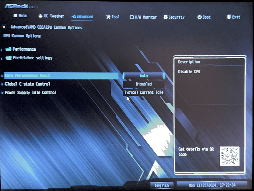 AsRock B450 Pro4 UnRaid MoBo setting.jpg