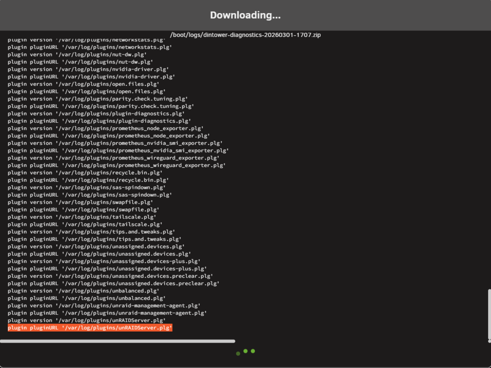 Unraid Diagnostic Stuck 2.png