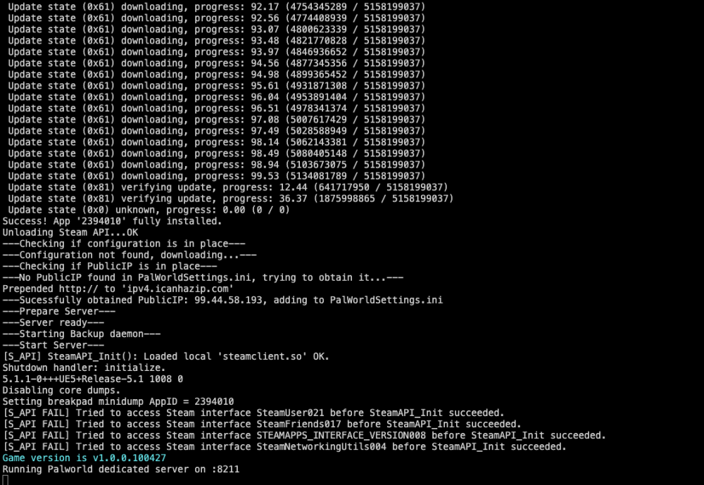 docker palworld after install.png