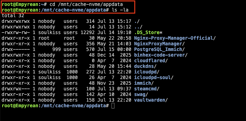 terminal of :mnt:cache-nvme:appdata.png